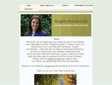 Tablet Screenshot of amoialutztherapy.com